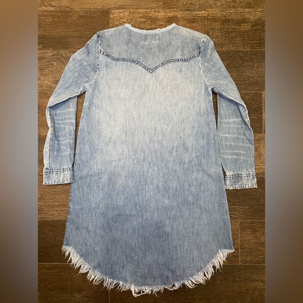 Lucky Brand Western Shirt Dress. Size XS. - Picture 2 of 5